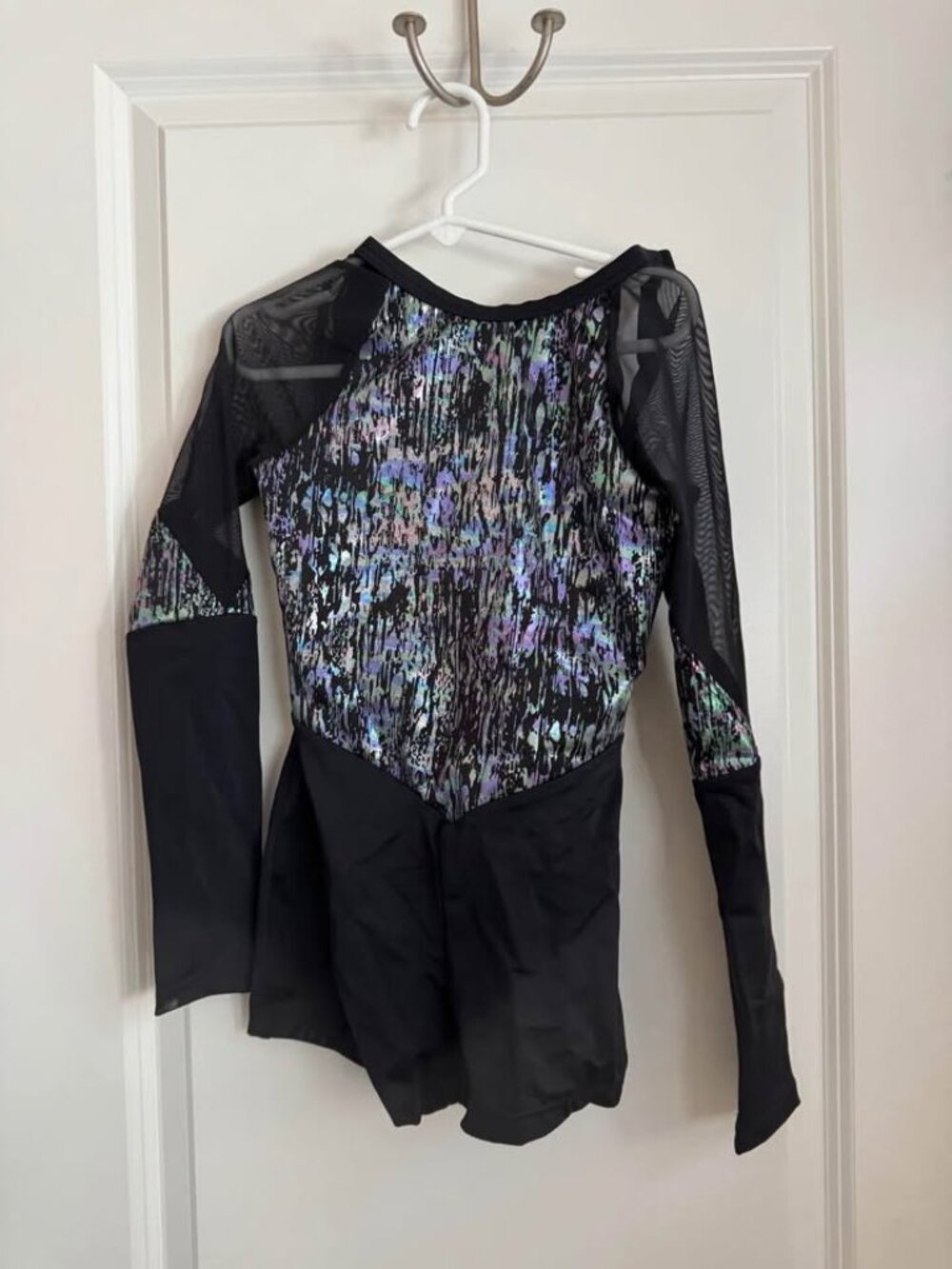 Girls acro dance costume child medium Halloween gymnastics